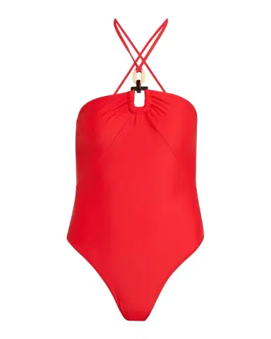 Ramy Brook Marjorie Ring Halter One-Piece Swimsuit | Thumbnail 1 Ramy Brook Marjorie Ring Halter One-Piece Swimsuit | Thumbnail 1