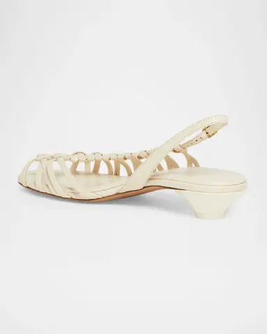 Chloe Estra Asymmetric Knotted Leather Sandals | Thumbnail 4 Chloe Estra Asymmetric Knotted Leather Sandals | Thumbnail 4