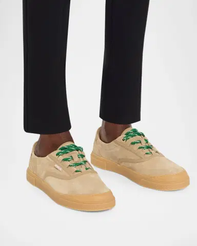 Moncler Vera Leisure Suede Low-Top Sneakers | Thumbnail 2 Moncler Vera Leisure Suede Low-Top Sneakers | Thumbnail 2