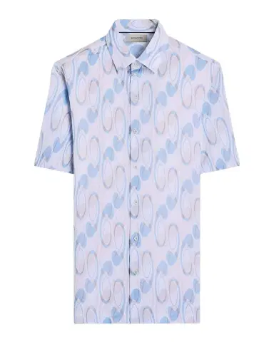 Bugatchi Men 's Orson Abstract-Print Cotton Seersucker Short-Sleeve Shirt | Thumbnail 1 Bugatchi Men 's Orson Abstract-Print Cotton Seersucker Short-Sleeve Shirt | Thumbnail 1
