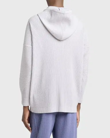 Homme Plissé Issey Miyake Men 's Monthly Colors Pleated Snap-Front Hoodie | Thumbnail 3 Homme Plissé Issey Miyake Men 's Monthly Colors Pleated Snap-Front Hoodie | Thumbnail 3