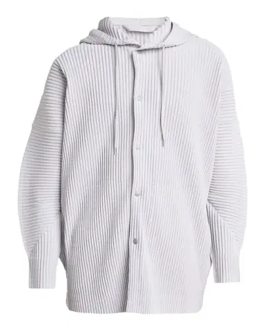 Homme Plissé Issey Miyake Men 's Monthly Colors Pleated Snap-Front Hoodie | Thumbnail 1 Homme Plissé Issey Miyake Men 's Monthly Colors Pleated Snap-Front Hoodie | Thumbnail 1