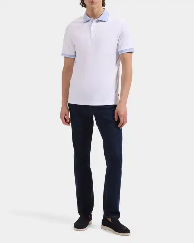 Bugatchi Men's Pima Cotton Short-Sleeve Polo Shirt | Thumbnail 2 Bugatchi Men's Pima Cotton Short-Sleeve Polo Shirt | Thumbnail 2