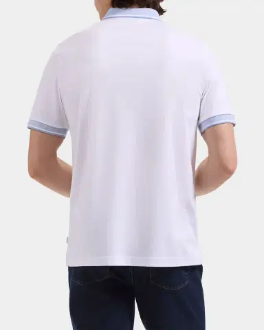 Bugatchi Men's Pima Cotton Short-Sleeve Polo Shirt | Thumbnail 3 Bugatchi Men's Pima Cotton Short-Sleeve Polo Shirt | Thumbnail 3
