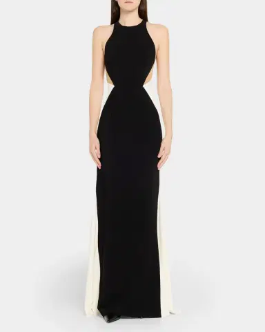 Stella McCartney Colorblock Body-Con Maxi-Dress | Thumbnail 2 Stella McCartney Colorblock Body-Con Maxi-Dress | Thumbnail 2