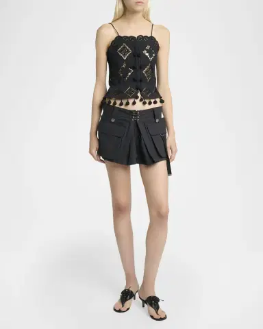 Isabel Marant Nelssy Broderie Anglaise Sleeveless Top | Thumbnail 5 Isabel Marant Nelssy Broderie Anglaise Sleeveless Top | Thumbnail 5