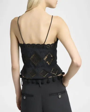 Isabel Marant Nelssy Broderie Anglaise Sleeveless Top | Thumbnail 6 Isabel Marant Nelssy Broderie Anglaise Sleeveless Top | Thumbnail 6