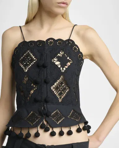 Isabel Marant Nelssy Broderie Anglaise Sleeveless Top | Thumbnail 8 Isabel Marant Nelssy Broderie Anglaise Sleeveless Top | Thumbnail 8