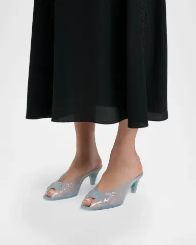 Chloé Knotted Jelly Mules | Thumbnail 2 Chloé Knotted Jelly Mules | Thumbnail 2
