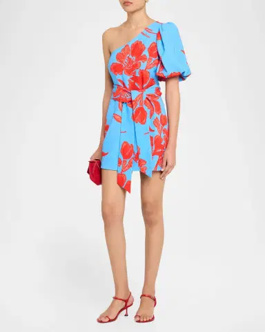 Cara Cara Lucia One-Shoulder Mini Dress | Thumbnail 2 Cara Cara Lucia One-Shoulder Mini Dress | Thumbnail 2
