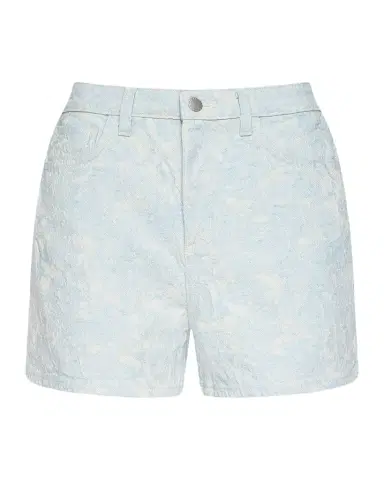 L 'AGENCE Lissania Ultra-High Rise Floral Denim Shorts | Thumbnail 1 L 'AGENCE Lissania Ultra-High Rise Floral Denim Shorts | Thumbnail 1