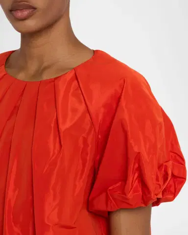 Lafayette 148 New York Pleated Puff-Sleeve Blouse | Thumbnail 5 Lafayette 148 New York Pleated Puff-Sleeve Blouse | Thumbnail 5