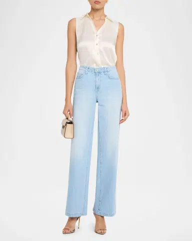 L 'AGENCE Clayton High-Rise Wide-Leg Jeans | Thumbnail 2 L 'AGENCE Clayton High-Rise Wide-Leg Jeans | Thumbnail 2