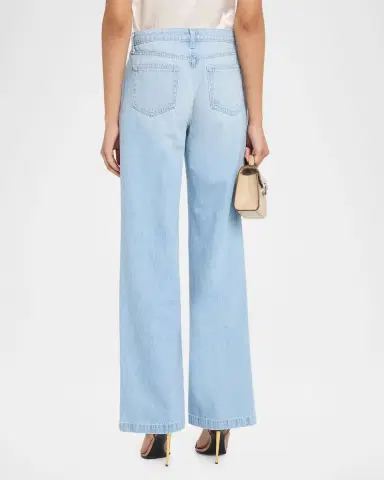 L 'AGENCE Clayton High-Rise Wide-Leg Jeans | Thumbnail 3 L 'AGENCE Clayton High-Rise Wide-Leg Jeans | Thumbnail 3