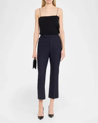 Maria McManus High-Rise Straight-Leg Crop Trousers | Thumbnail 2 Maria McManus High-Rise Straight-Leg Crop Trousers | Thumbnail 2