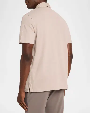 Brioni Men's Jersey Pique Polo Shirt | Thumbnail 2 Brioni Men's Jersey Pique Polo Shirt | Thumbnail 2
