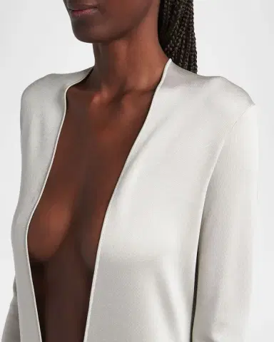 Tom Ford Liquid Fine Viscose Plunging Column Gown | Thumbnail 5 Tom Ford Liquid Fine Viscose Plunging Column Gown | Thumbnail 5