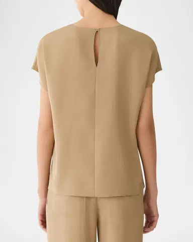 Lafayette 148 New York Dolman-Sleeve Georgette Top | Thumbnail 2 Lafayette 148 New York Dolman-Sleeve Georgette Top | Thumbnail 2