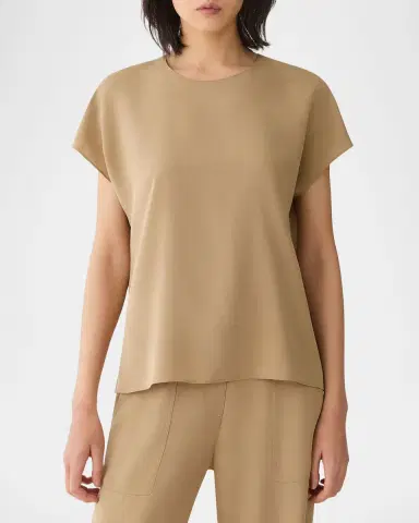 Lafayette 148 New York Dolman-Sleeve Georgette Top | Thumbnail 3 Lafayette 148 New York Dolman-Sleeve Georgette Top | Thumbnail 3