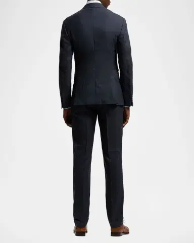 Ralph Lauren Purple Label Men's Kent Hand-Tailored Glen Plaid Wool Suit | Thumbnail 3 Ralph Lauren Purple Label Men's Kent Hand-Tailored Glen Plaid Wool Suit | Thumbnail 3