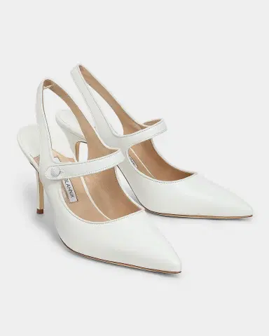 Manolo Blahnik Camparisli Leather Mary Jane Slingback Pumps | Thumbnail 6 Manolo Blahnik Camparisli Leather Mary Jane Slingback Pumps | Thumbnail 6