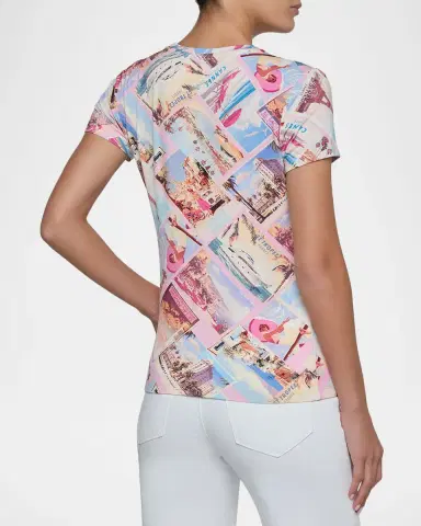 L'Agence Ressi Short-Sleeve Postcard Tee | Thumbnail 3 L'Agence Ressi Short-Sleeve Postcard Tee | Thumbnail 3