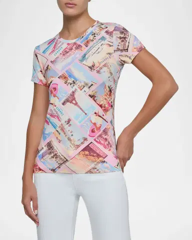 L'Agence Ressi Short-Sleeve Postcard Tee | Thumbnail 4 L'Agence Ressi Short-Sleeve Postcard Tee | Thumbnail 4