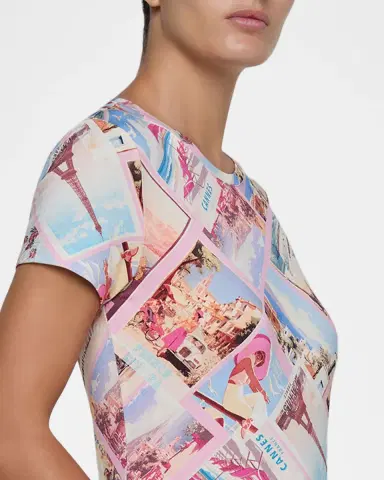 L'Agence Ressi Short-Sleeve Postcard Tee | Thumbnail 5 L'Agence Ressi Short-Sleeve Postcard Tee | Thumbnail 5