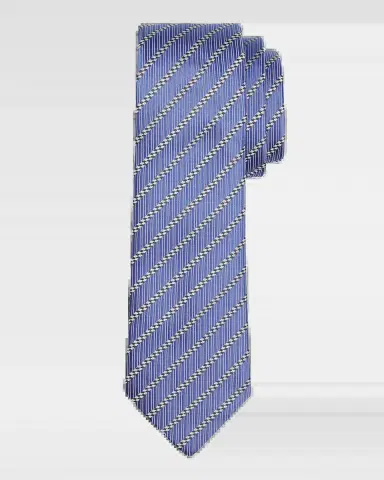 Giorgio Armani Men's Mixed Stripe Silk Jacquard Tie | Thumbnail 2 Giorgio Armani Men's Mixed Stripe Silk Jacquard Tie | Thumbnail 2
