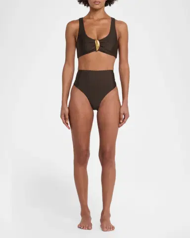 Simkhai Veyra Shell Bikini Top | Thumbnail 2 Simkhai Veyra Shell Bikini Top | Thumbnail 2
