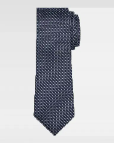Giorgio Armani Men's Micro-Geometric Circle Silk Tie | Thumbnail 2 Giorgio Armani Men's Micro-Geometric Circle Silk Tie | Thumbnail 2