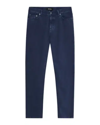 Zegna Men's Pure Cotton Slim Fit Five-Pocket Jeans | Thumbnail 1 Zegna Men's Pure Cotton Slim Fit Five-Pocket Jeans | Thumbnail 1