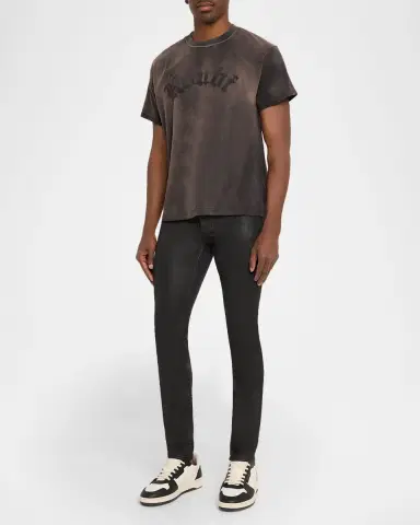 Ksubi Men 's Slub Sid Cotton T-Shirt | Thumbnail 2 Ksubi Men 's Slub Sid Cotton T-Shirt | Thumbnail 2