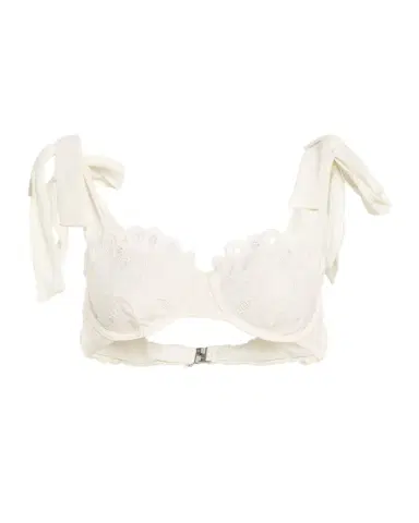 SIMKHAI Sofie Embroidered Tie-Strap Bikini Top | Thumbnail 1 SIMKHAI Sofie Embroidered Tie-Strap Bikini Top | Thumbnail 1