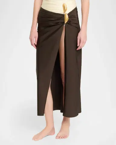 Simkhai Eiana Shell Midi Skirt | Thumbnail 4 Simkhai Eiana Shell Midi Skirt | Thumbnail 4