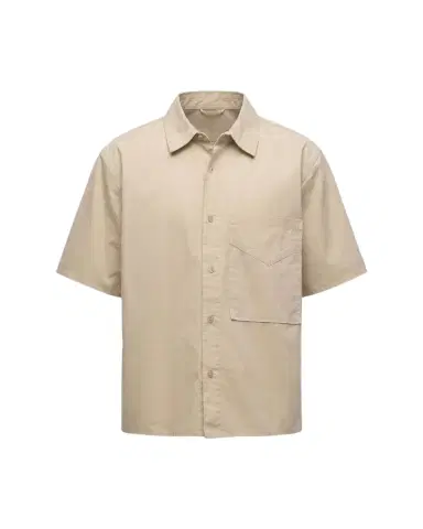 Hudson Men's Cotton Oversized-Pocket Short-Sleeve Shirt | Thumbnail 1 Hudson Men's Cotton Oversized-Pocket Short-Sleeve Shirt | Thumbnail 1