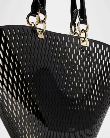 Tom Ford Cut Out Patent Leather Medium Tote Bag | Thumbnail 6 Tom Ford Cut Out Patent Leather Medium Tote Bag | Thumbnail 6