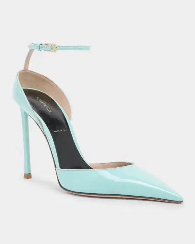Tom Ford 105mm Patent Leather Ankle-Strap Pumps | Thumbnail 4 Tom Ford 105mm Patent Leather Ankle-Strap Pumps | Thumbnail 4