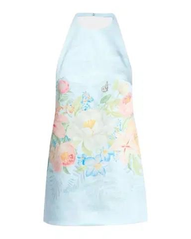 Retrofête Drexley Floral Halter Mini Dress | Thumbnail 1 Retrofête Drexley Floral Halter Mini Dress | Thumbnail 1