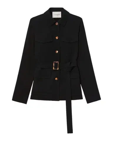 Lafayette 148 New York Belted Finesse Crepe Shirt Jacket | Thumbnail 1 Lafayette 148 New York Belted Finesse Crepe Shirt Jacket | Thumbnail 1