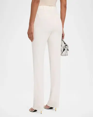 Cinq a Sept Kerry Slim Straight-Leg Crepe Pants | Thumbnail 2 Cinq a Sept Kerry Slim Straight-Leg Crepe Pants | Thumbnail 2