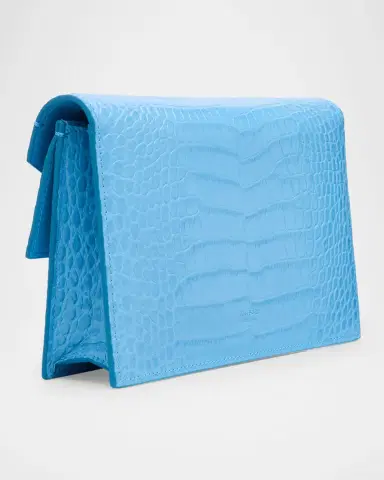 Tom Ford Small Croc-Embossed Leather T-Clasp Clutch Bag | Thumbnail 2 Tom Ford Small Croc-Embossed Leather T-Clasp Clutch Bag | Thumbnail 2