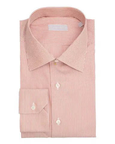 Stefano Ricci Men's Cotton Bicolor Stripe Dress Shirt | Thumbnail 1 Stefano Ricci Men's Cotton Bicolor Stripe Dress Shirt | Thumbnail 1