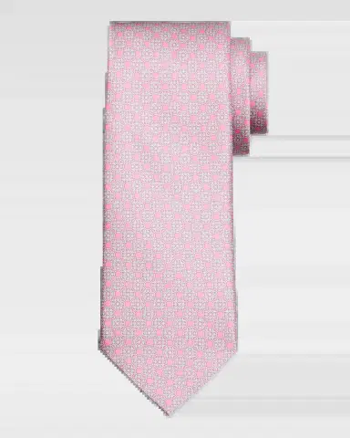 Stefano Ricci Men 's Geometric Circle Silk Tie | Thumbnail 2 Stefano Ricci Men 's Geometric Circle Silk Tie | Thumbnail 2