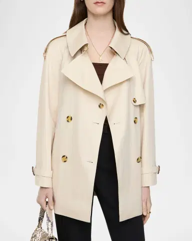 Burberry Fitzrovia Tropical Gabardine Short Trench Coat | Thumbnail 5 Burberry Fitzrovia Tropical Gabardine Short Trench Coat | Thumbnail 5