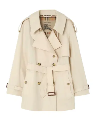 Burberry Fitzrovia Tropical Gabardine Short Trench Coat | Thumbnail 1 Burberry Fitzrovia Tropical Gabardine Short Trench Coat | Thumbnail 1