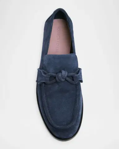 Bottega Veneta Men's Astaire Knot Suede Loafers | Thumbnail 5 Bottega Veneta Men's Astaire Knot Suede Loafers | Thumbnail 5