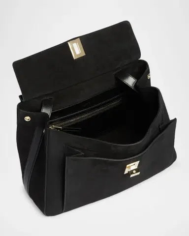 Tom Ford Smooth Suede Shoulder Bag | Thumbnail 4 Tom Ford Smooth Suede Shoulder Bag | Thumbnail 4