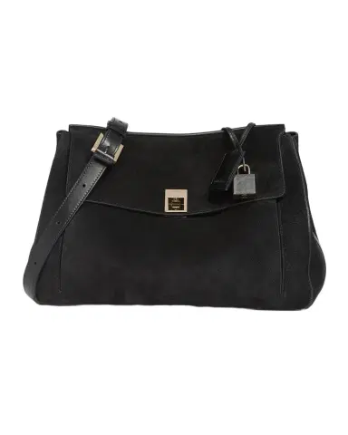 Tom Ford Smooth Suede Shoulder Bag | Thumbnail 1 Tom Ford Smooth Suede Shoulder Bag | Thumbnail 1