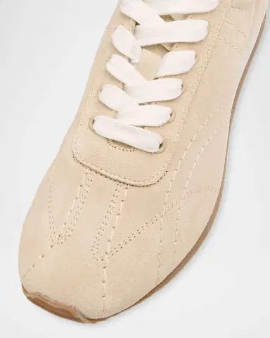 TOTEME Flex Suede Low-Top Sneakers | Thumbnail 5 TOTEME Flex Suede Low-Top Sneakers | Thumbnail 5